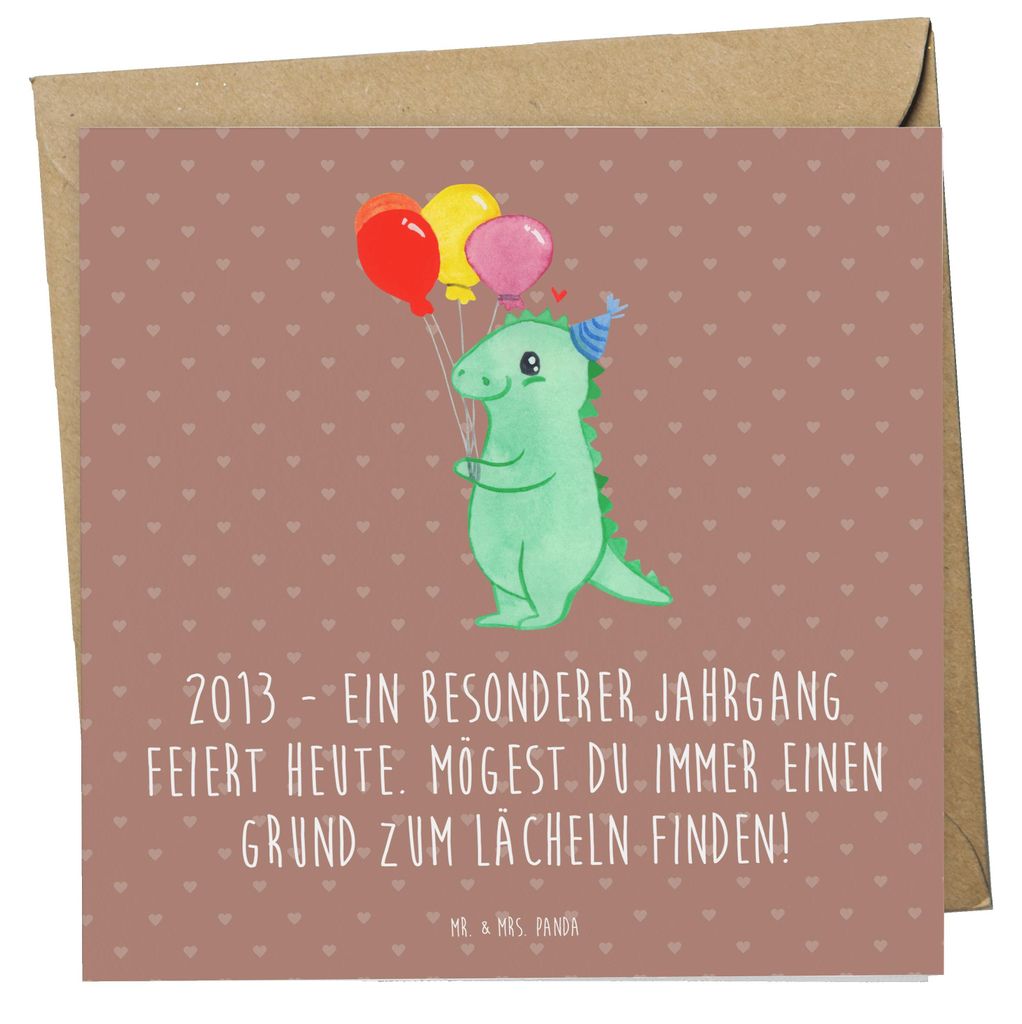 Mr. & Mrs. Panda Glückwunschkarte 2013 Geburtstag Freude - Braun Pastell - Geschenk, Hommage, Grußkarte, doppelkarte, Klappkarte, anlasskarte, sc...