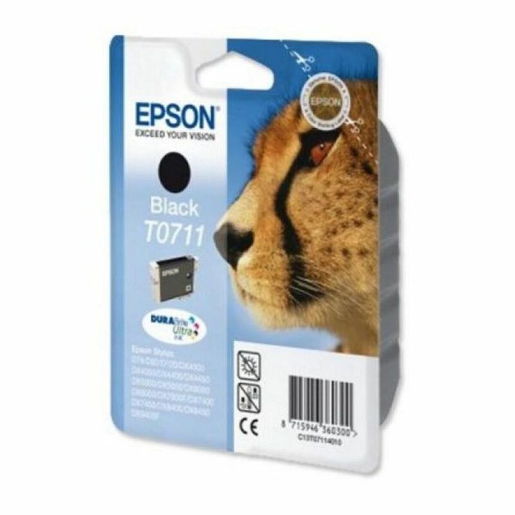 Original Tintenpatrone Epson C13T071140 Schwarz Produktbild 