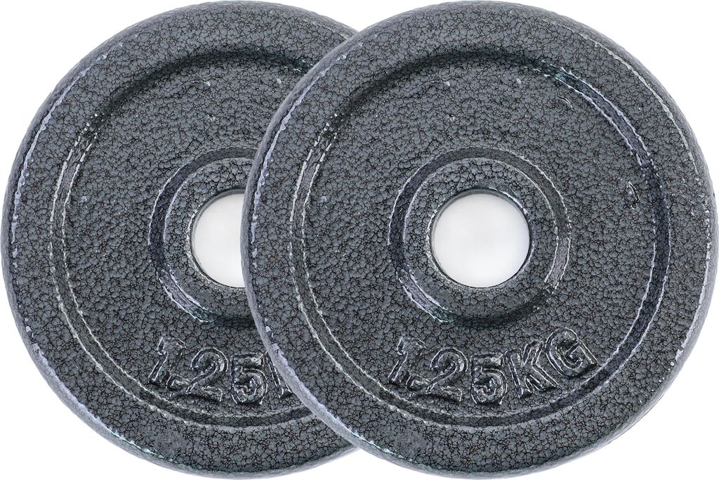 2,5 kg Hantelscheiben Set 2x1,25 kg Gusseisen Hantel Gewicht versiegelt 28mm