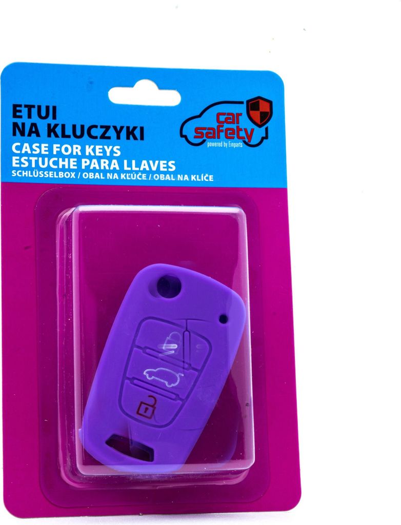 EINPARTS Schlüsseletui EPKC60 PURPLE für HYUNDAI ix35 (LM, EL, ELH) Silikon Blisterpack