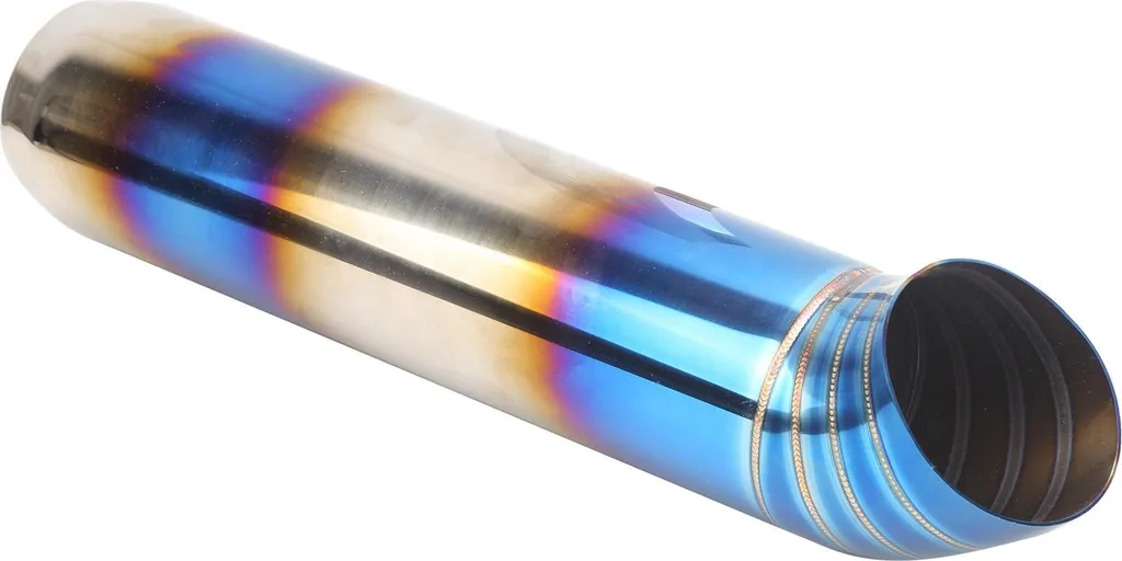 Embout d'échappement universel bleu pour masquer un pot rouillé