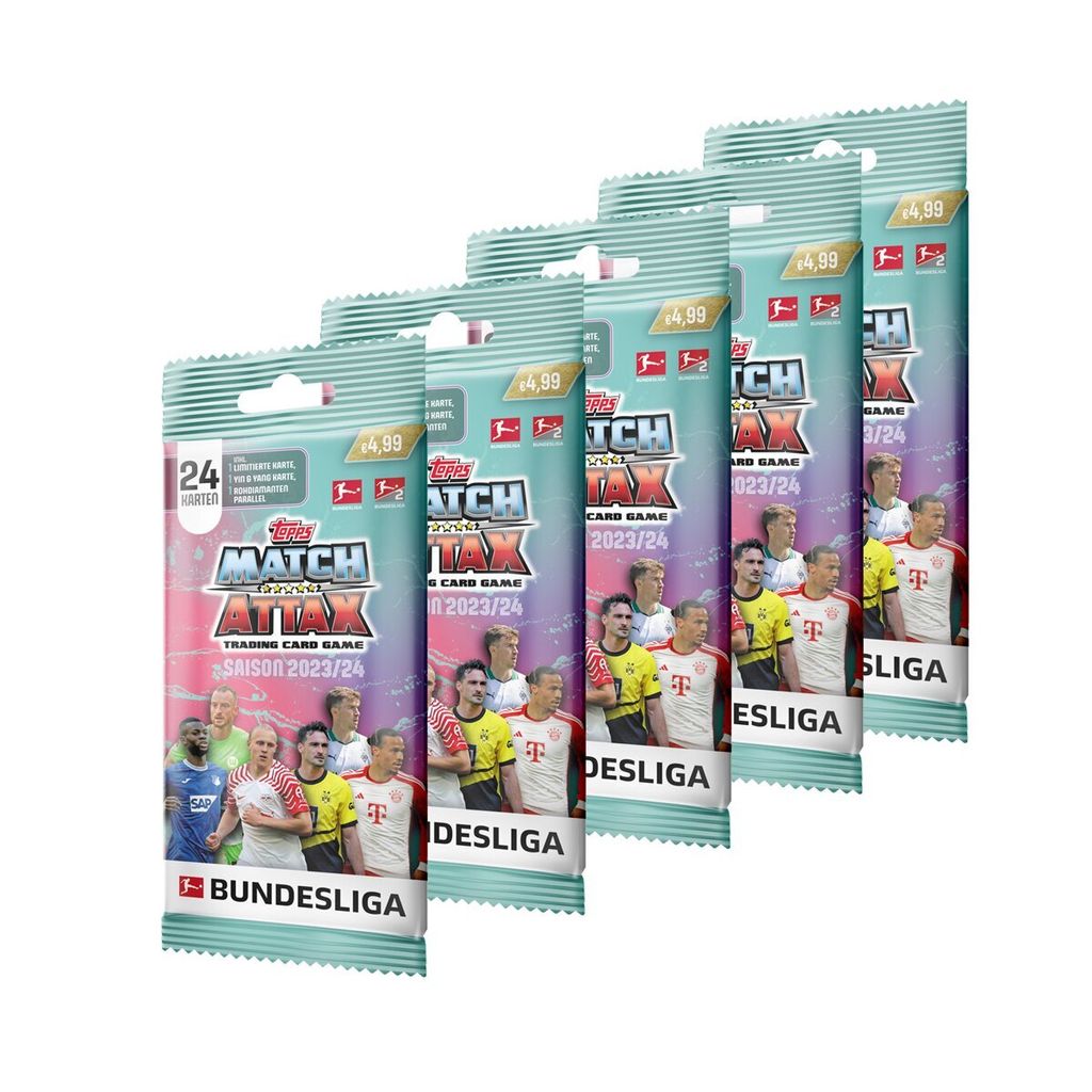 Topps Match Attax Bundesliga - 2023/24 - 5 Fat Packs