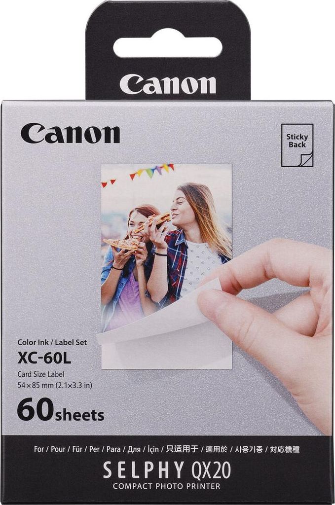 Mattes Fotopapier Canon 6756C001 5,4 x 8,5 cm (60 Stück)