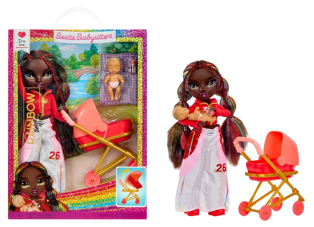 Rainbow High Junior High, Mejores amigas, Niñeras – Muñeca Imagen del producto 