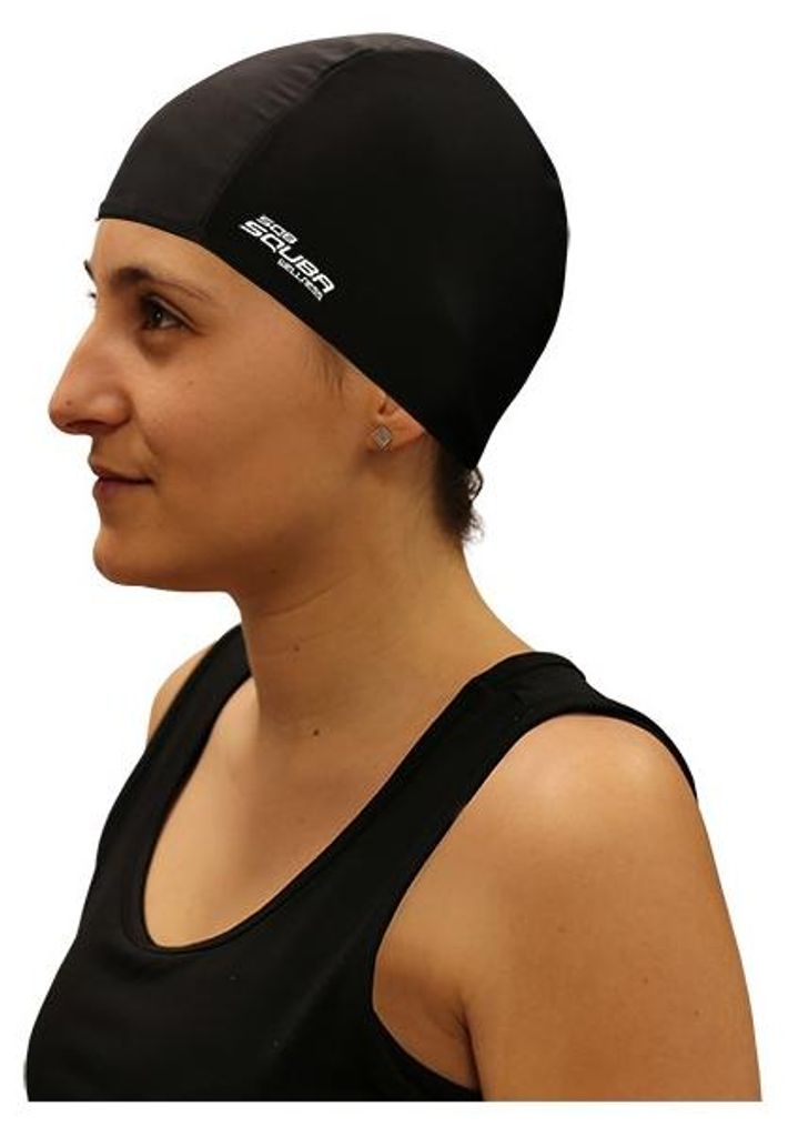 Squba Elasthan Badekappe Rot