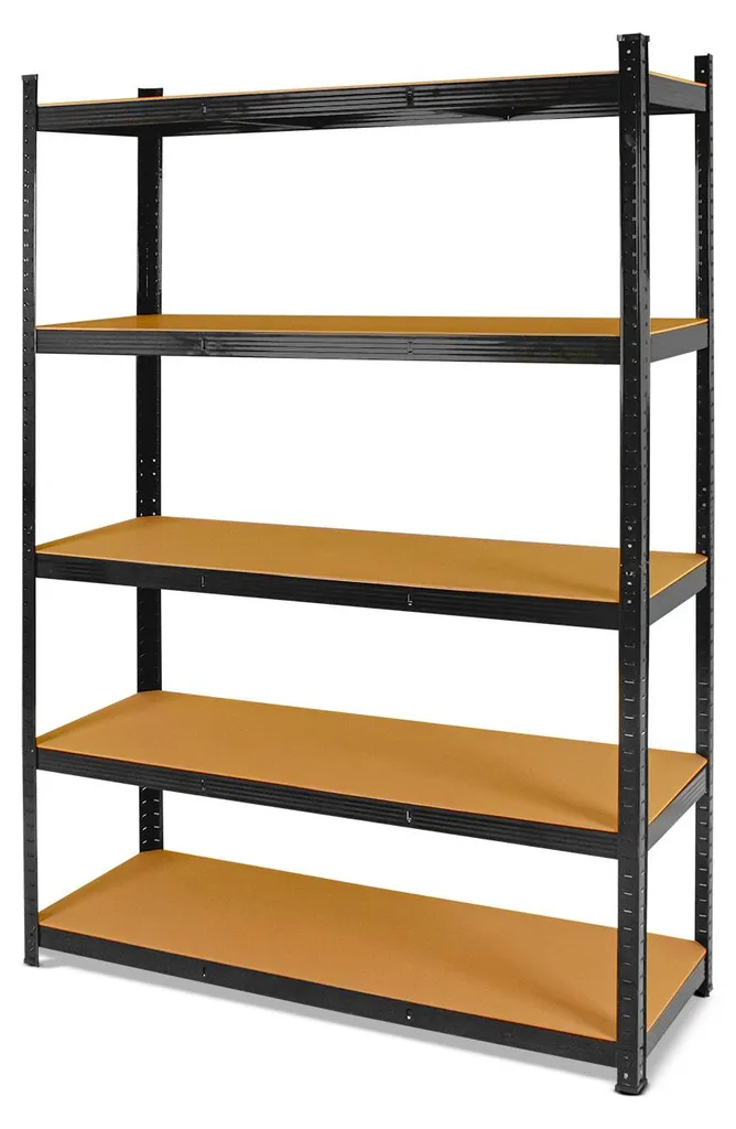 Étagère Charge Lourde 180x90x40 cm Brace 90 en Acier et Bois MDF