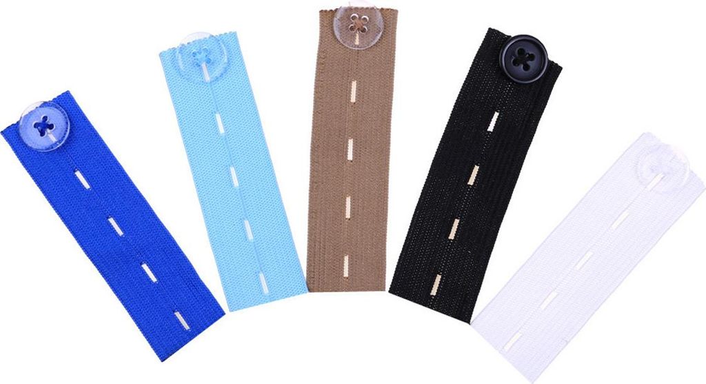 10er-Pack elastische Bundverl?ngerungen fš¹r Hosen, Knopfverl?ngerungen fš¹r Jeans, verstellbare Bundverl?ngerungen fš¹r