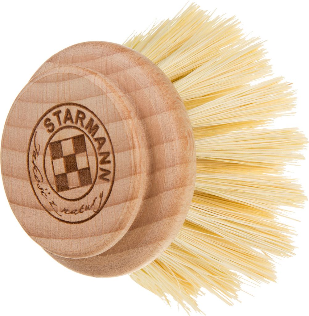 Tête de rechange pour brosse à vaisselle en hêtre + Tampico Image du produit 