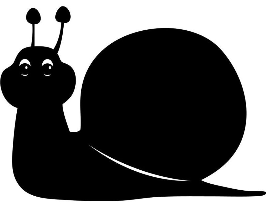 Kreidetafel-Aufkleber – abwischbare Wandaufkleber – Schneckensilhouette – 30 x 40 cm