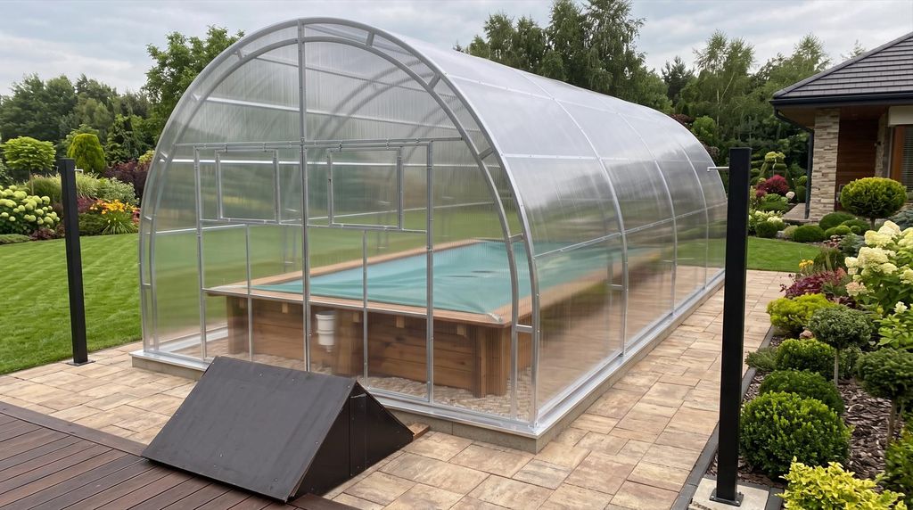 Cubierta para piscina de Garden Dream, modelo "Grand Imagen del producto 