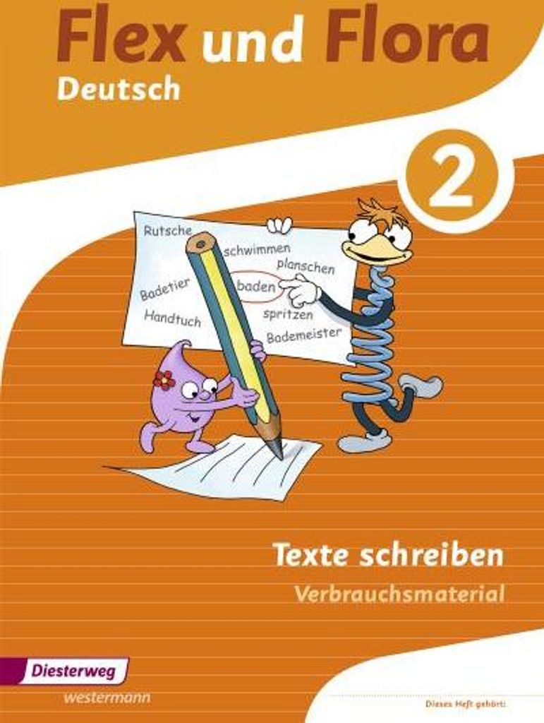 Flex und Flora 2. Heft Texte schreiben: Verbrauchsmaterial Obrázok produktu 