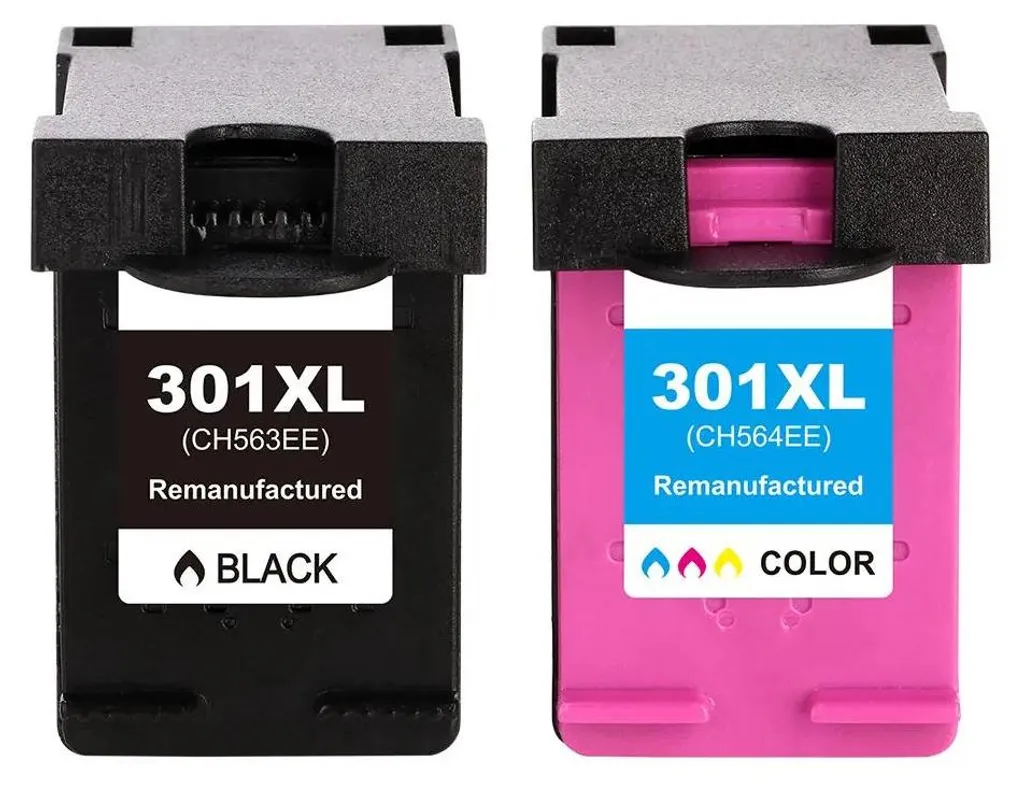 Cartouches d'encre rechargeables HP avec puce auto-reset - Lot de 4