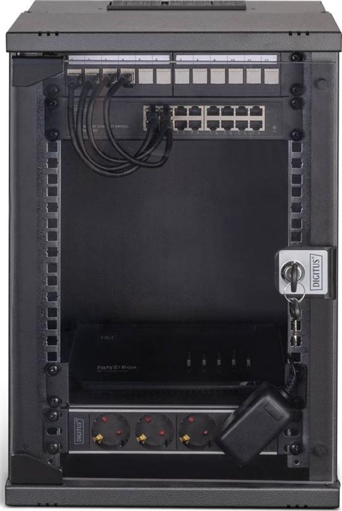 Digitus Netzwerk-Set SOHO Pro, 254 mm (10") - 9HE, 315 x Produktbild 