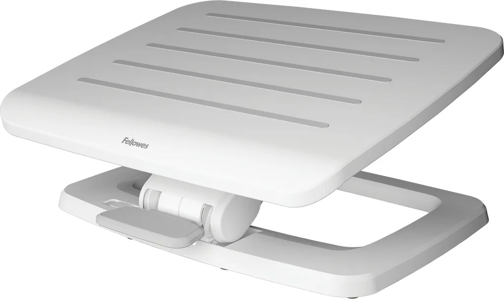 Repose-pieds Fellowes Hana LT blanc réglable en hauteur pour bureau