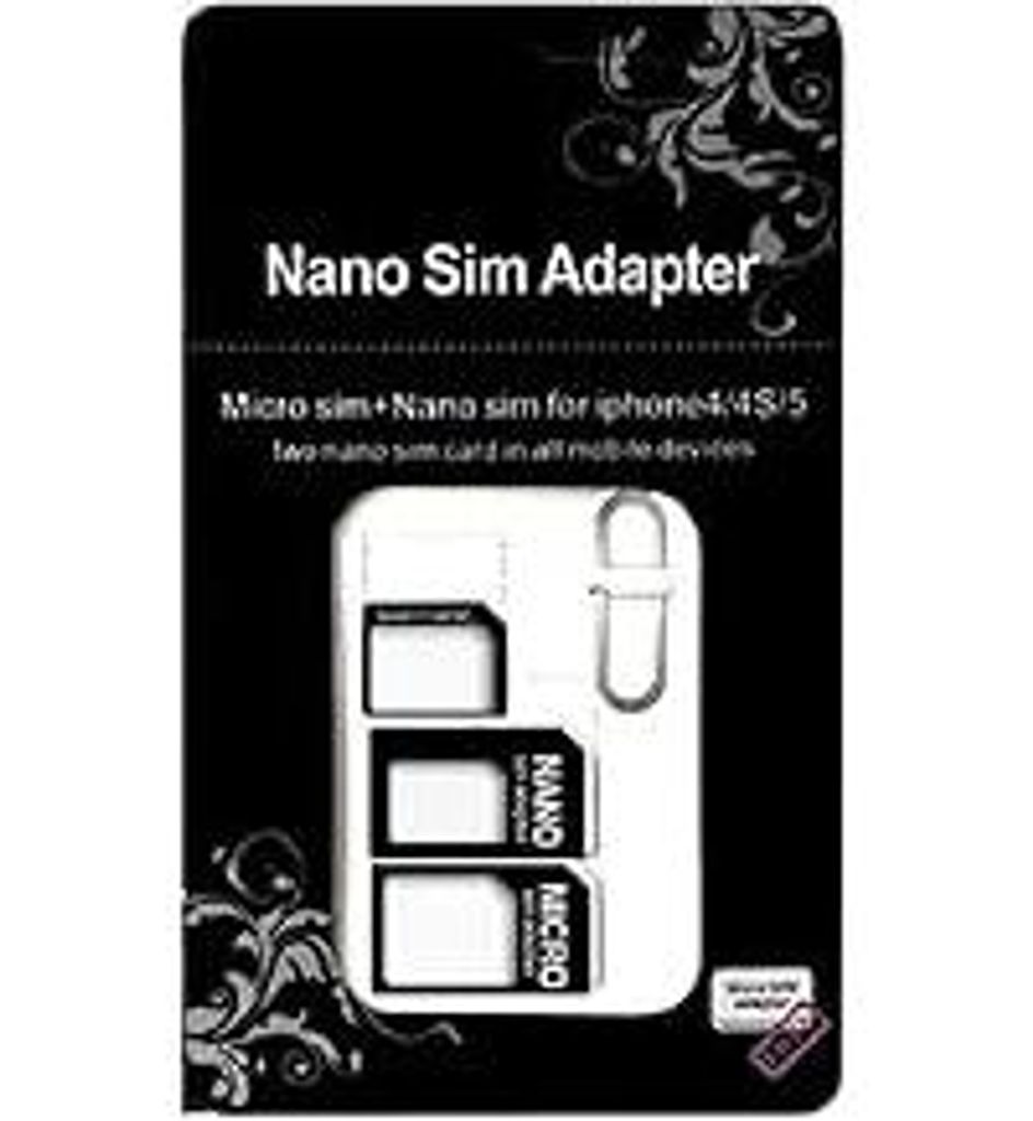 Nano SIM und Micro SIM Karten Adapter Set für Smartphone, Handy und Tablet: 4 in 1 Komplett Set, Mini Set mit Klicksicherung, 100% passgenau, Nano...