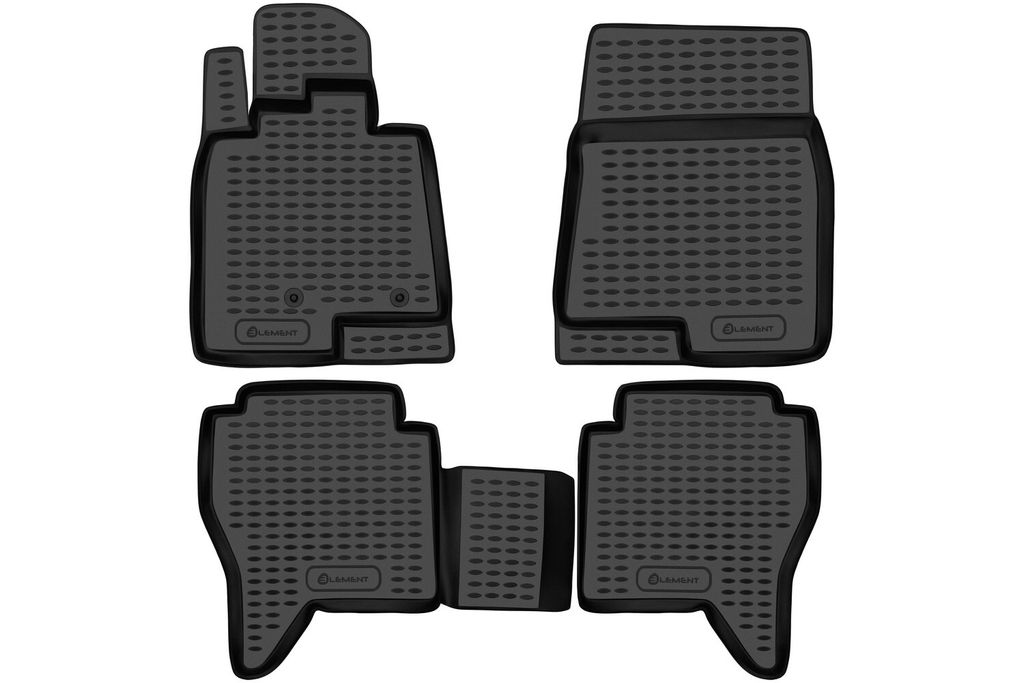 Gumowe dywaniki samochodowe Mitsubishi Pajero IV. 2006-2018 Zdjęcie produktu 
