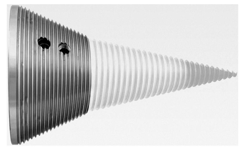 125mm Bohrkegel Holzspalter Kegelspalter Spaltkeil Spaltbohrer viele Aufnahmen NEU (35mm Aufnahme/Bohrung)