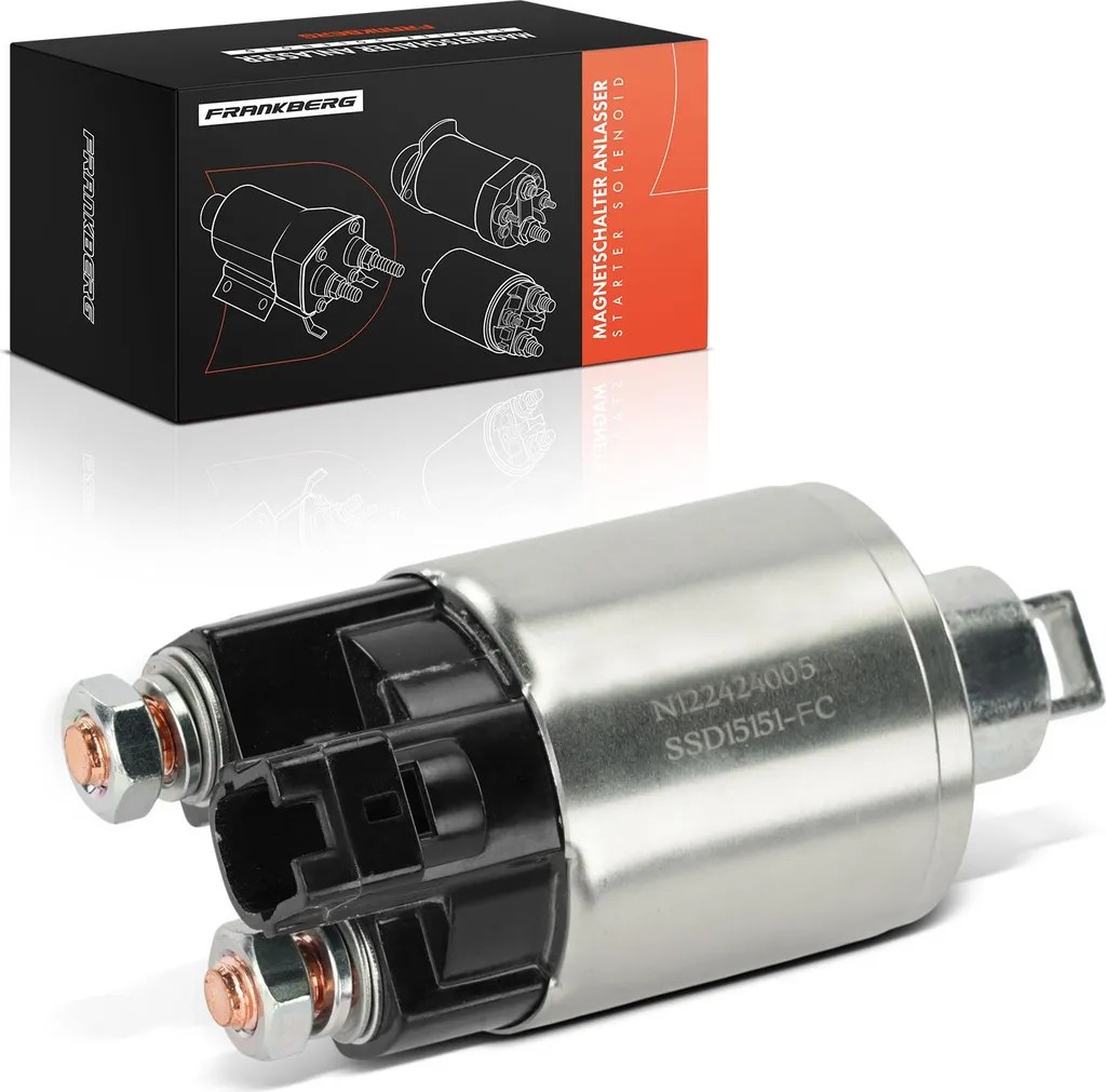 Frankberg 1x Solénoïde de Démarreur pour Toyota Yaris P1 P2 1.3L