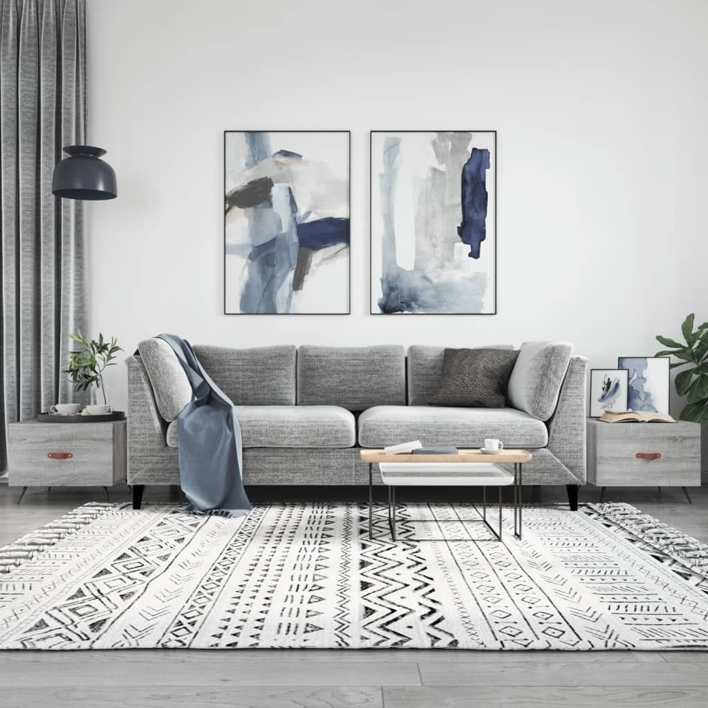 Maison Exclusive - Couchtische 2 Stk. Grau Sonoma 50x50x40 cm Holzwerkstoff