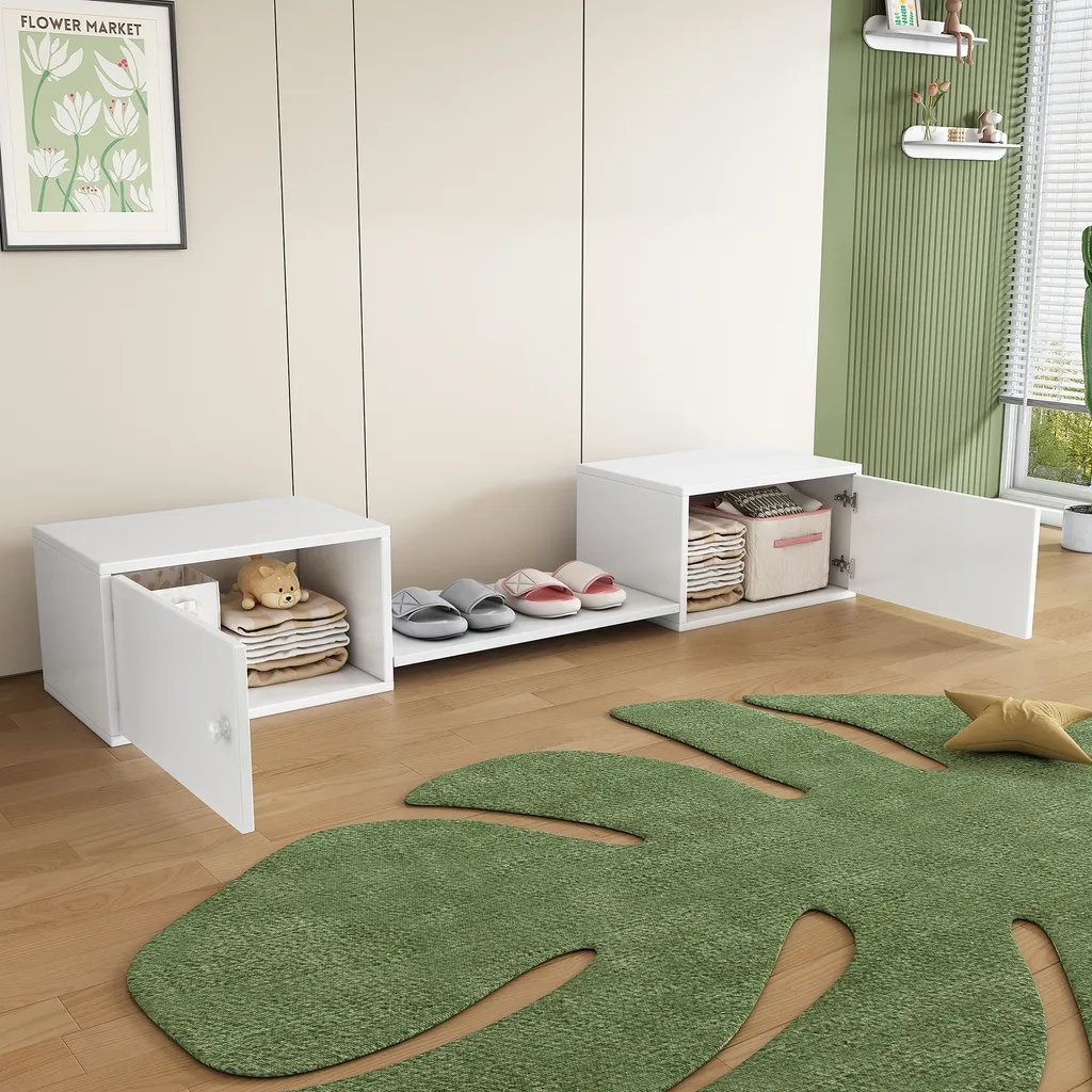 Offerta Scarpiera Panca Sweiko 189cm Bianco | Mobile Ingresso Robusto