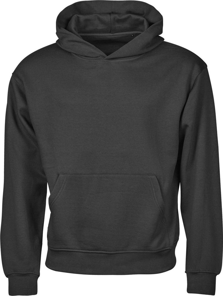 Tee Jays - "Urban" Kapuzenpullover für Herren, Schwere Qualität, lose Passform BC7237 (L) (Schwarz)