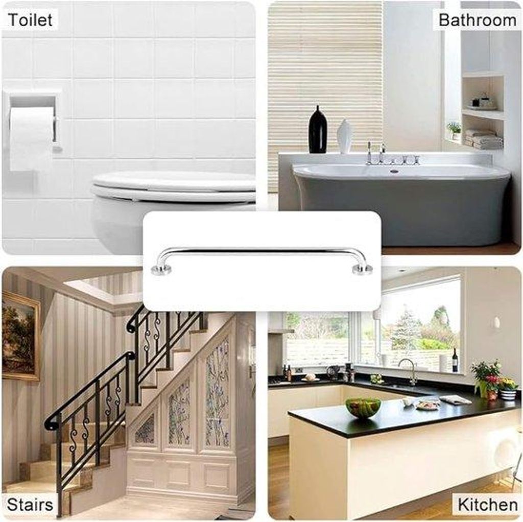 Badegriffe 61cm 2-teilig Edelstahl