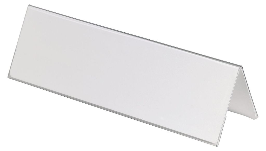 DURABLE Tischnamensschild 105/210x297mm transp 25 Stück Obrázok produktu 