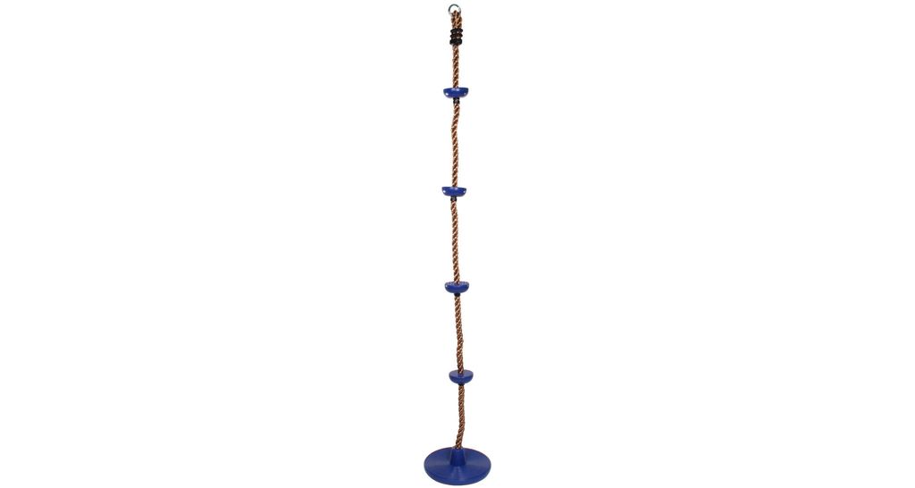 Schaukel-Kletterseil mit Scheiben, blaue Ausführung 39322