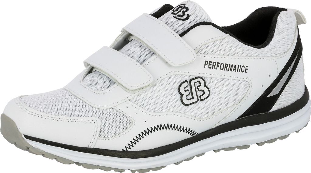 Brütting PERFORMANCE V Sportschuhe in Übergrößen Weiß 121029 große Herrenschuhe, Größe:45