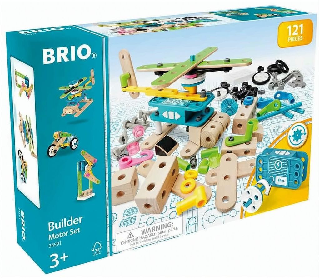 BRIO Builder 34591 Zestaw konstrukcyjny z silnikiem 120 Zdjęcie produktu 
