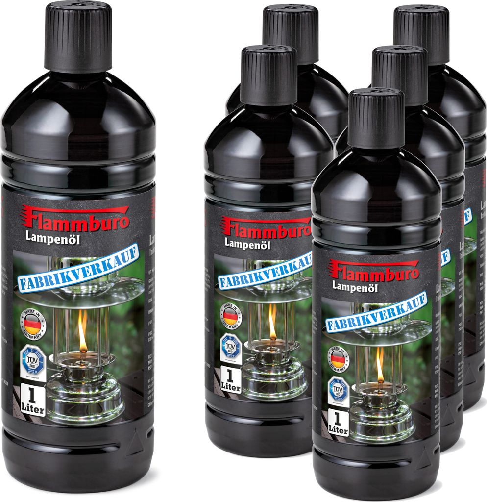 6 Liter Lampenöl für Petroleum-Lampen und Fackeln Produktbild 