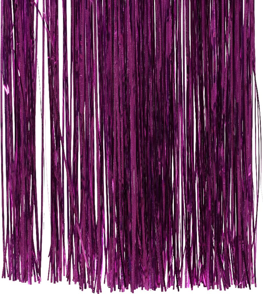 Lametta Violett 40x50cm, glänzend und schwer entflammbar, als Christbaumschmuck