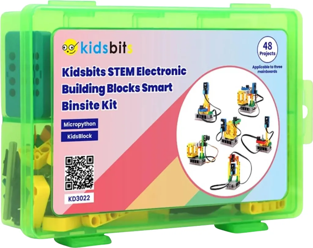 KIDSBIT Set de blocs de construction électroniques éducatifs 120 pièces