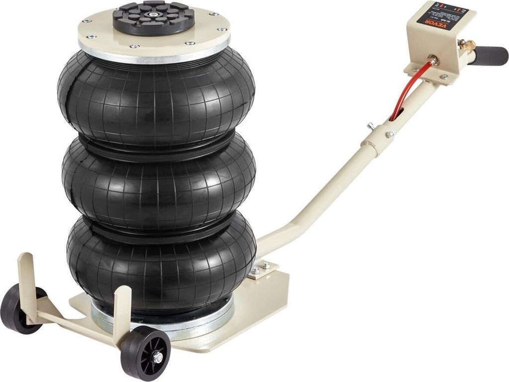 Dreifach-Luftheber 3 Tonnen/6600 lbs Pneumatischer Heber zum Anheben von PKWs und SUVs