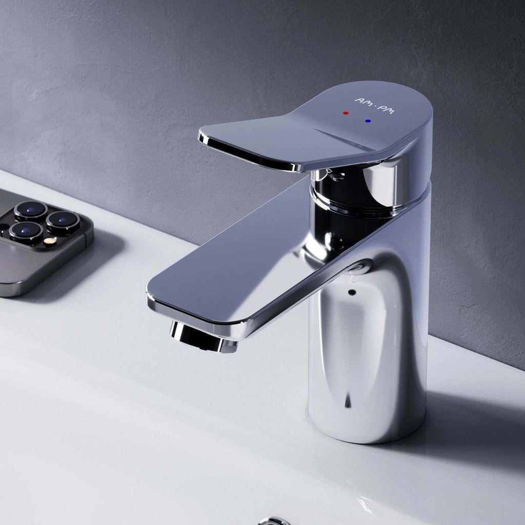 AM.PM Wasserhahn Bad Chrom Waschtischarmatur Bad Armatur Produktbild 