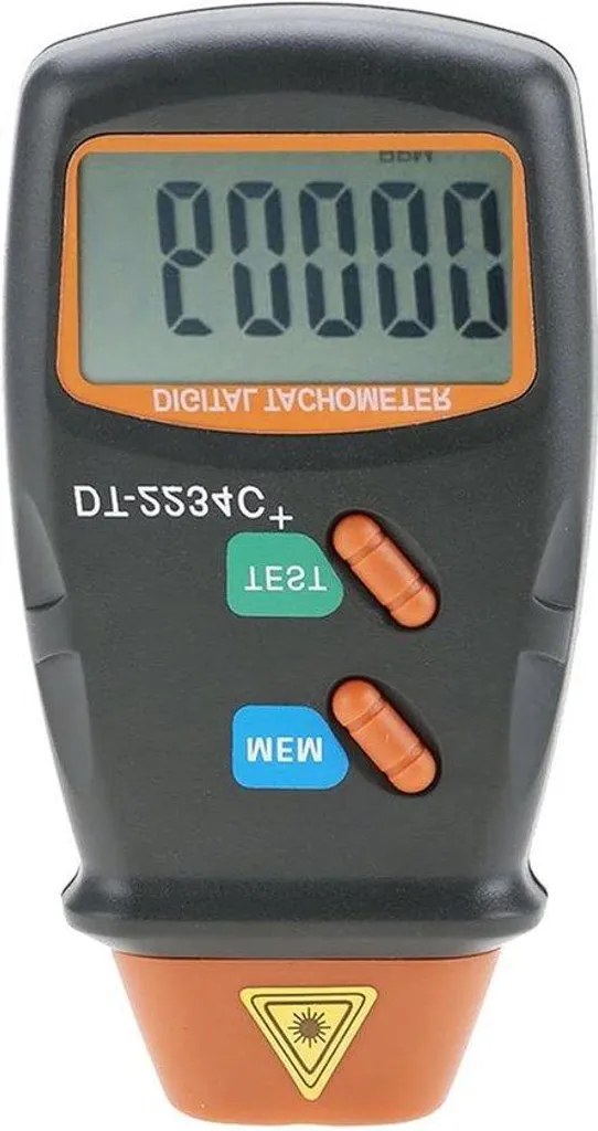 Compteur de régime numérique DT-2234C laser sans contact noir brillant