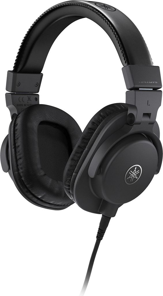 Drátová sluchátka Yamaha HPH-MT5 s čelenkou černá Obrázek produktu 
