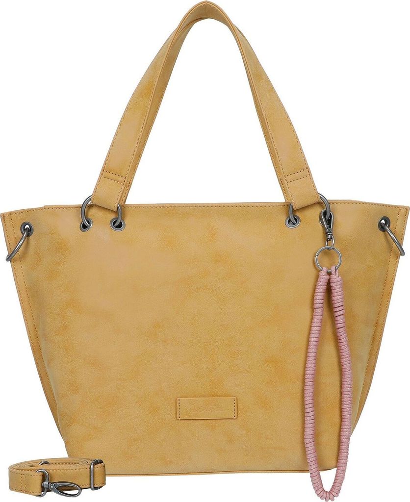 Fritzi aus Preußen Schultertasche Fritzi Vintage Shopper Honey Mustard senfgelb