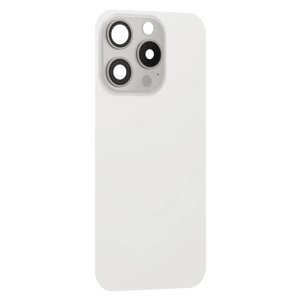 Verre de Remplacement iPhone 15 Pro Blanc avec Technologie MagSafe