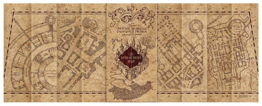 The Noble Collection HP - The Marauders Map Cover Puzzle, Immagine del prodotto 