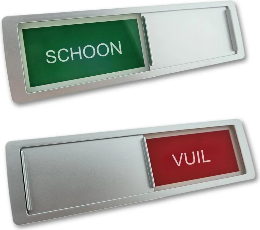 Plaque de glissement CombiCraft Schoon-Vuil 178x50mm - Lot de 5 pièces