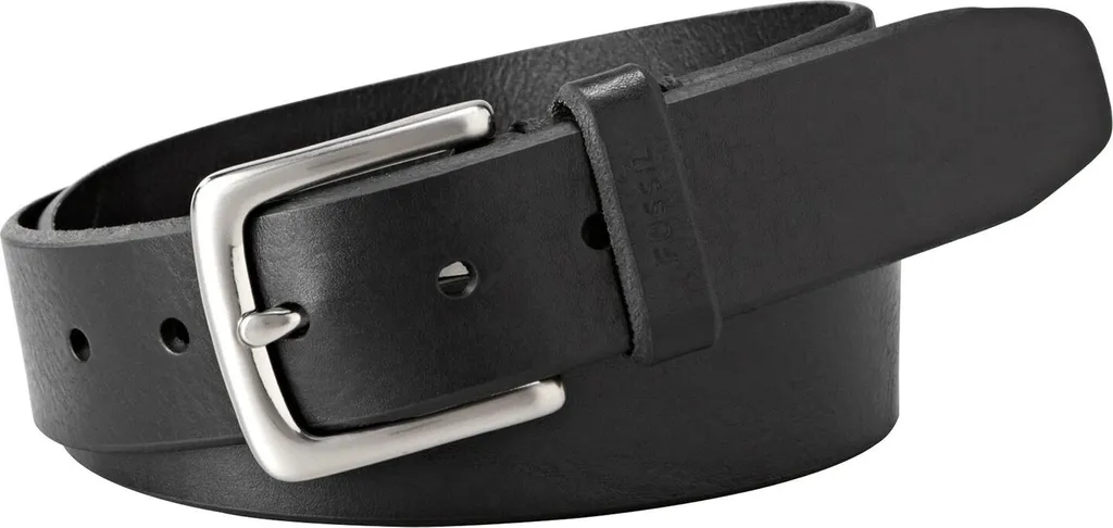 Cintura Fossil Joe Belt W105 Pelle Nera - Accessorio Uomo Casual Business