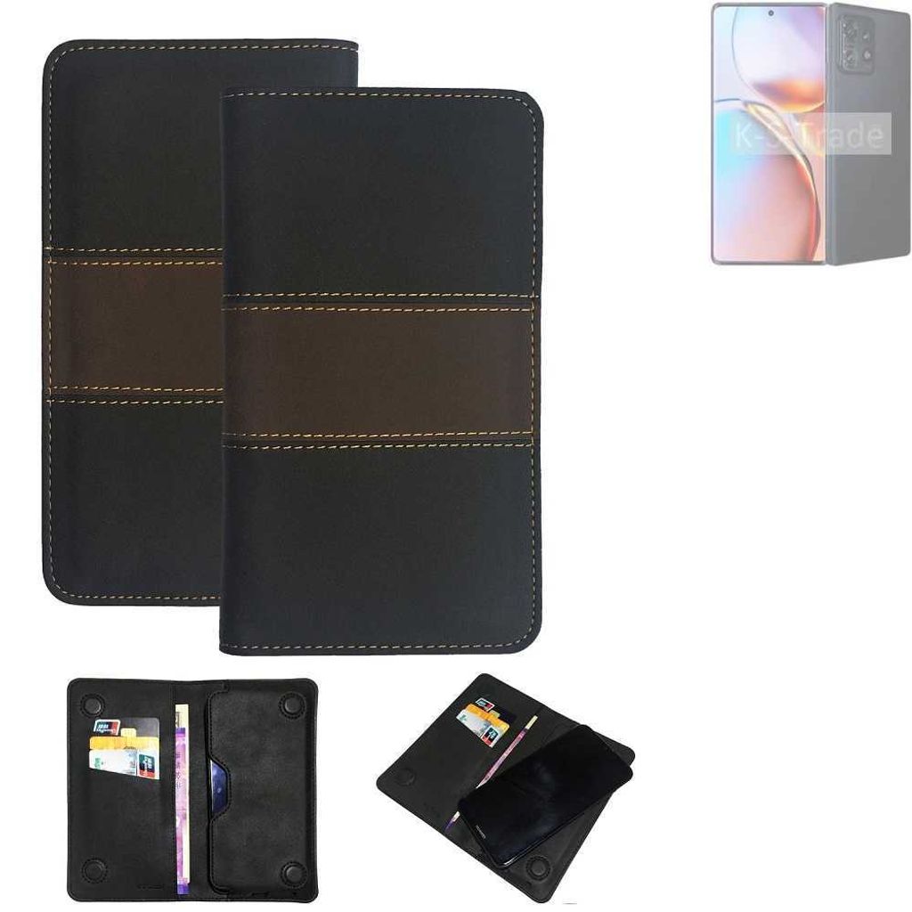 K-S-Trade Hülle Handyhülle kompatibel mit Motorola Edge 2023 Schutzhülle Walletcase Bookstyle Tasche Schutz Case Handytasche Wallet Cover