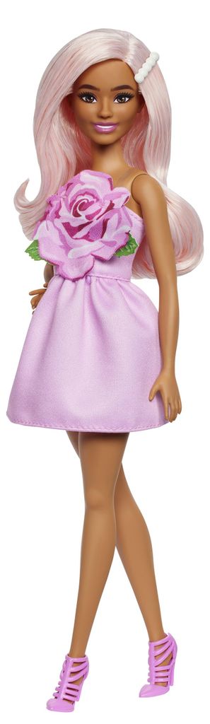 Barbie Fashionistas Puppe Nr. 238 in einem trägerlosen Produktbild 