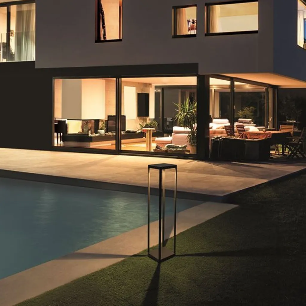 Borne Extérieure LED Nova Luce Surf Anti-Éblouissement Blanc Chaud