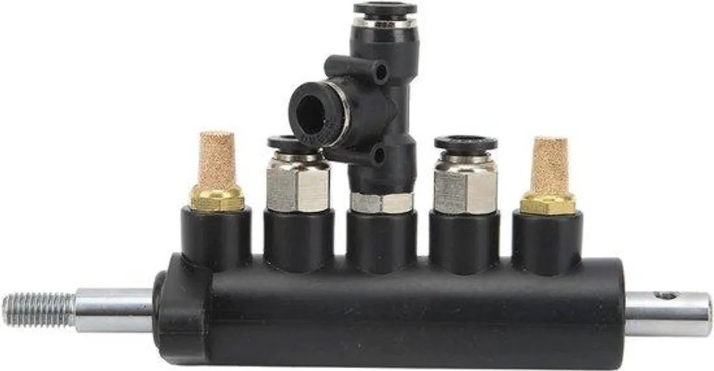 Commutateur pneumatique à pédale 5 voies en aluminium - Entraxe 36 mm
