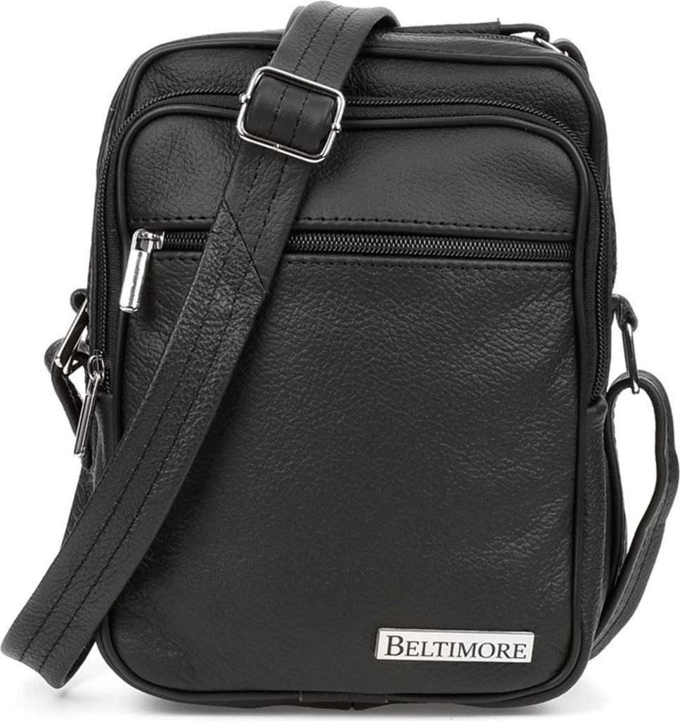 Beltimore Herren-Umhängetasche aus Leder, klein