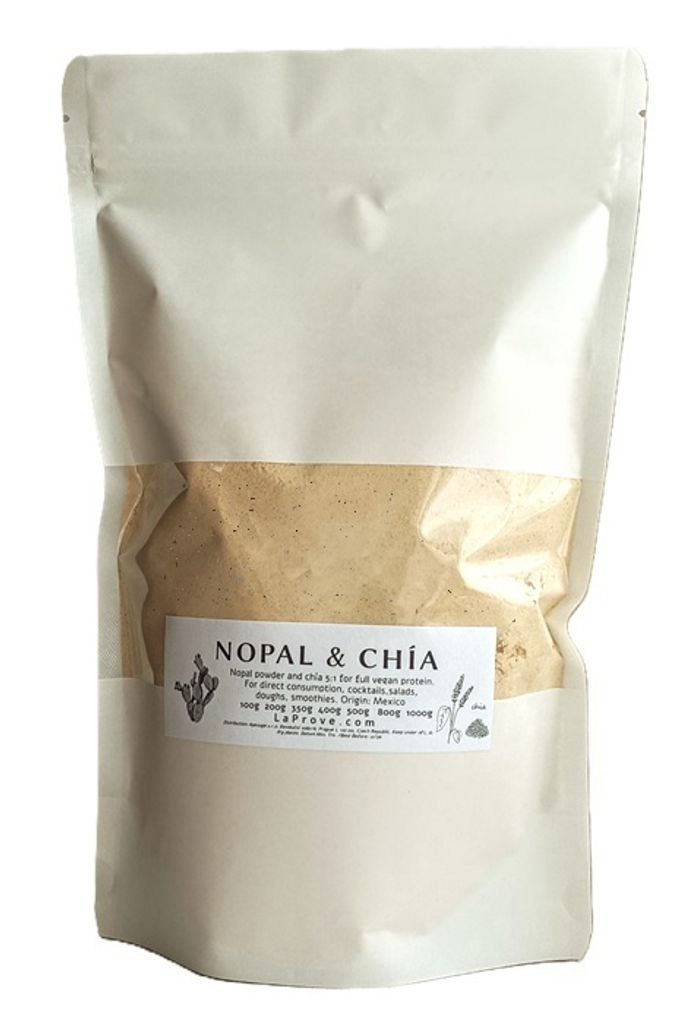 Poudre de nopal avec graines de chia 5:1 250g Image du produit 