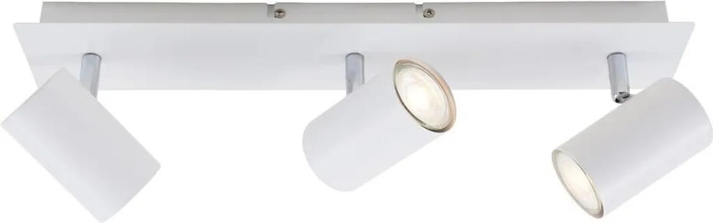 Plafonnier Cuisine et Couloir 3 Spots Blancs Orientables BRILONER