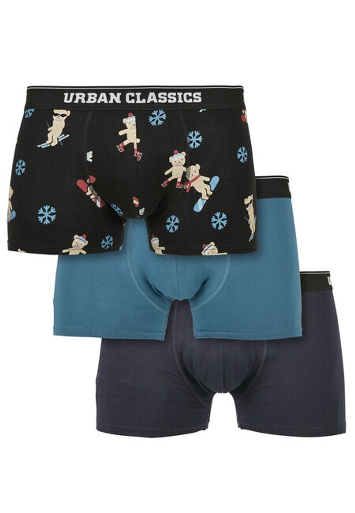TB4503 - Organic X-Mas Boxer Shorts 3-Pack teddy aop+jasper+navy XL